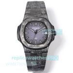 Swiss Clone DIW Patek Philippe Nautilus 5711 Carbon Fiber Gray Dial Watch 